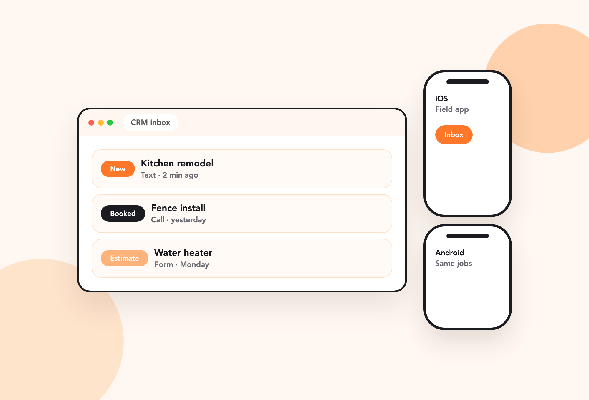 CRM and Native Apps interface preview